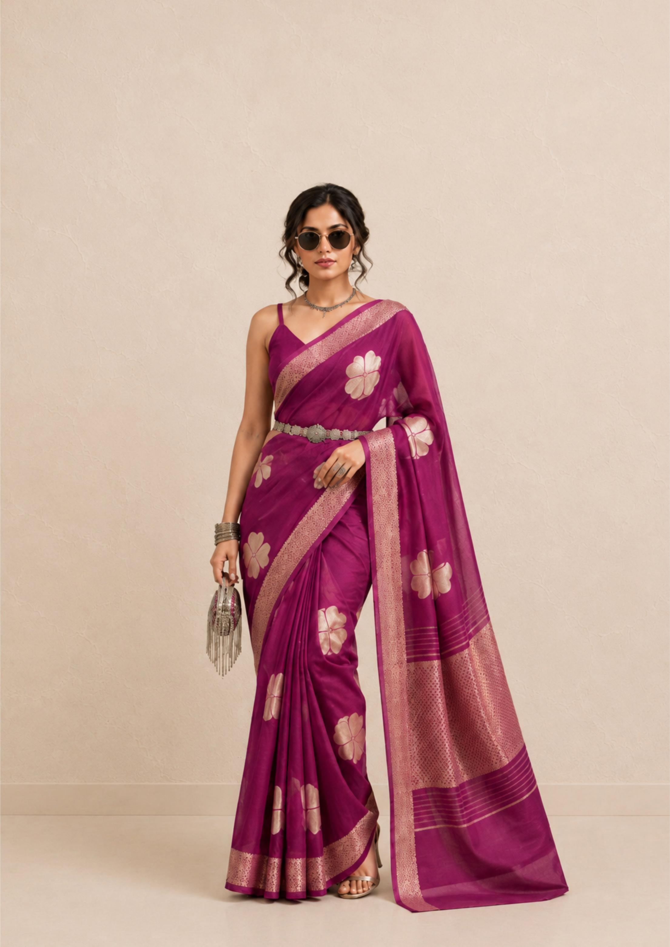Sridha Silk Noor Organza Saree