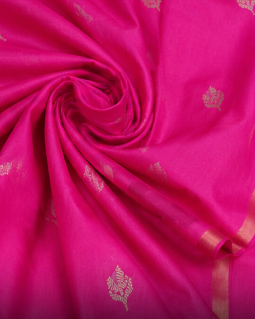 Sridha Silk Rosé Butta Chanderi Saree