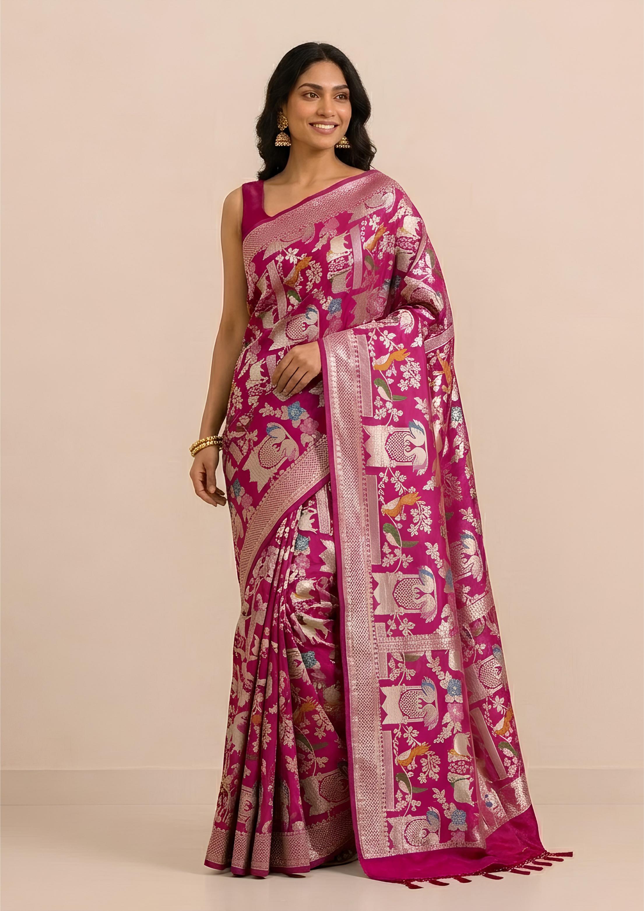 Sridha Silk Kadwa Katan Saree