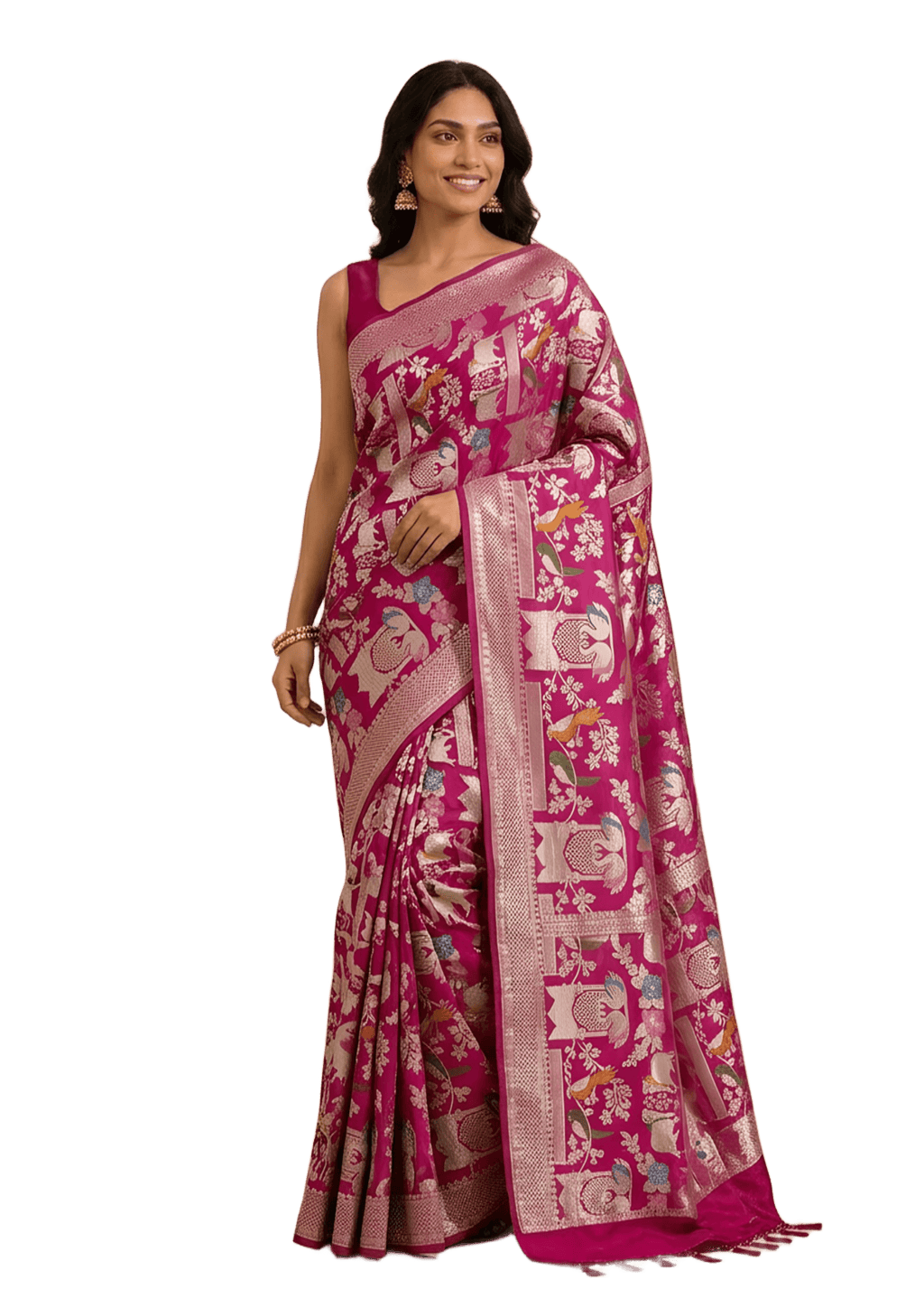 Sridha Silk Kadwa Katan Saree