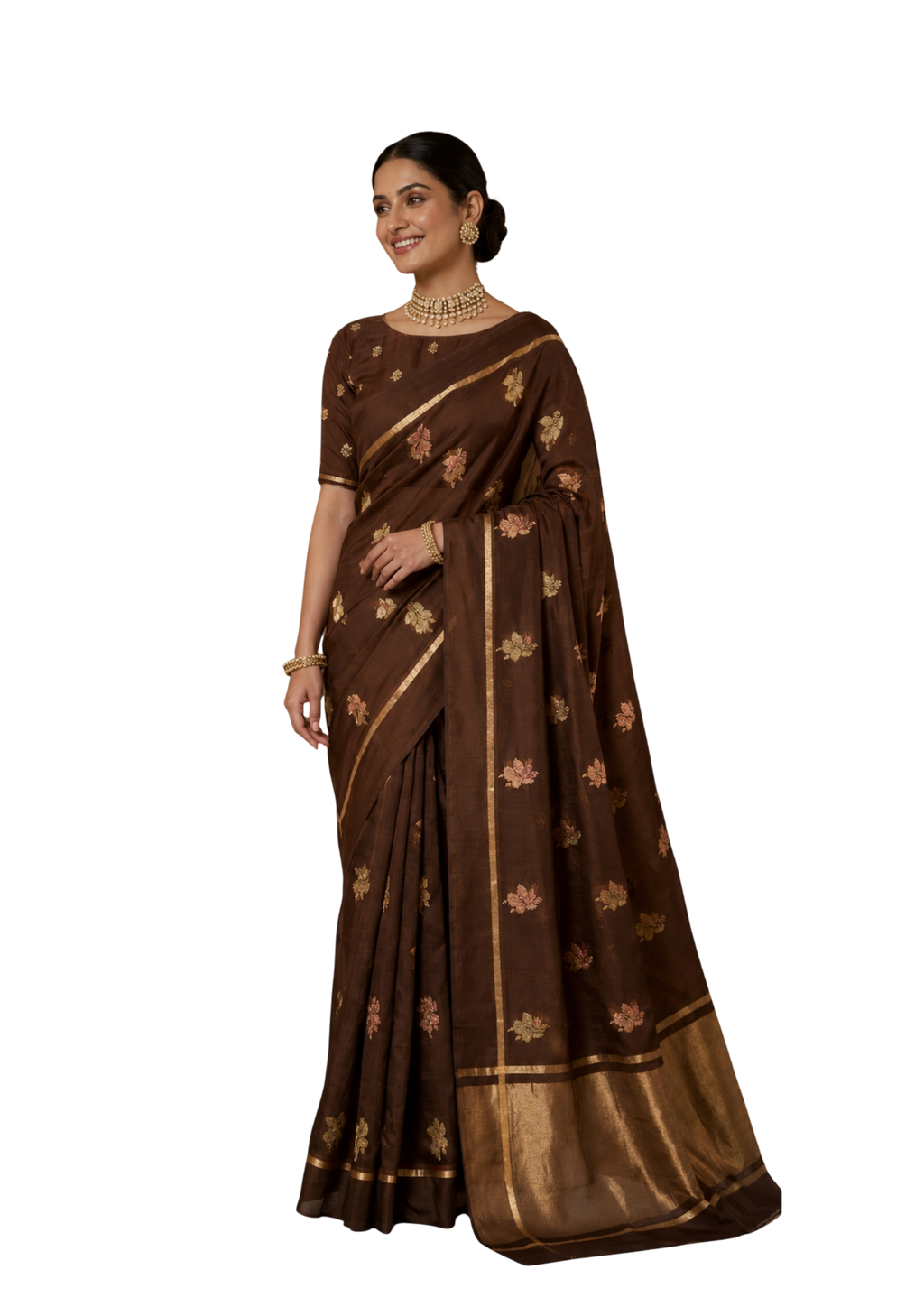 Sridha Silk Meenakari Sonata Organza saree