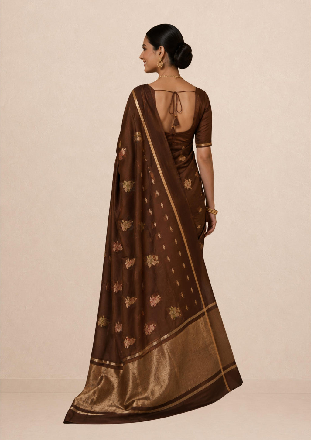 Sridha Silk Meenakari Sonata Organza saree