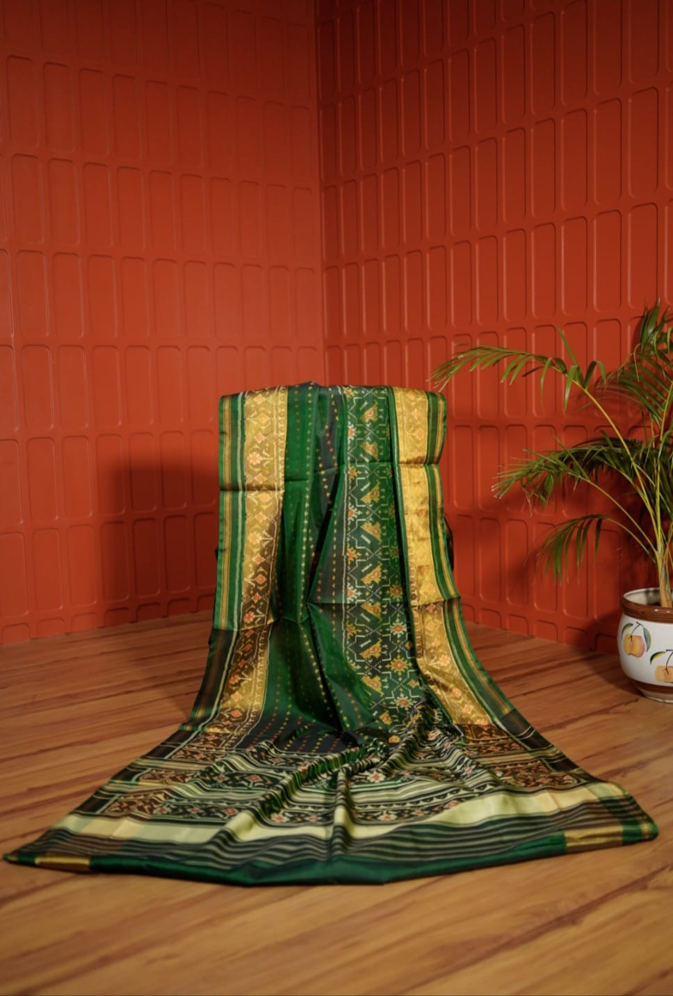Emerald Heirloom Patan Patola Saree
