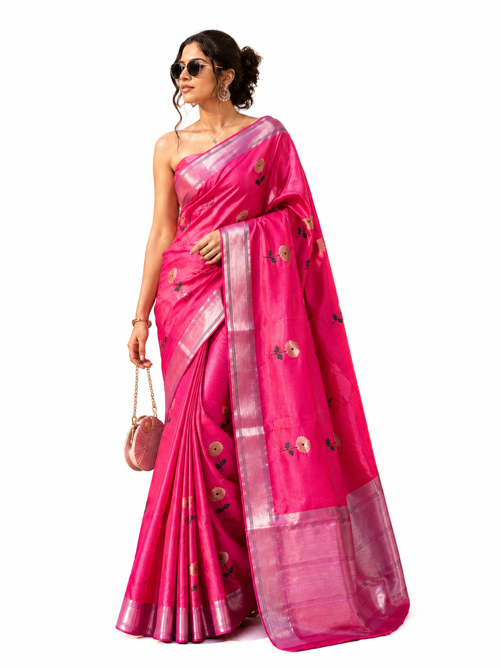 Viraaj Zari Chanderi Silk Saree