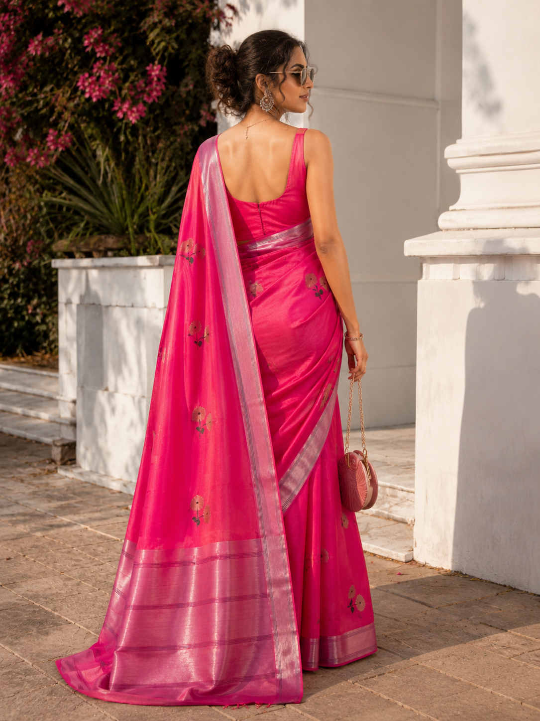 Viraaj Zari Chanderi Silk Saree