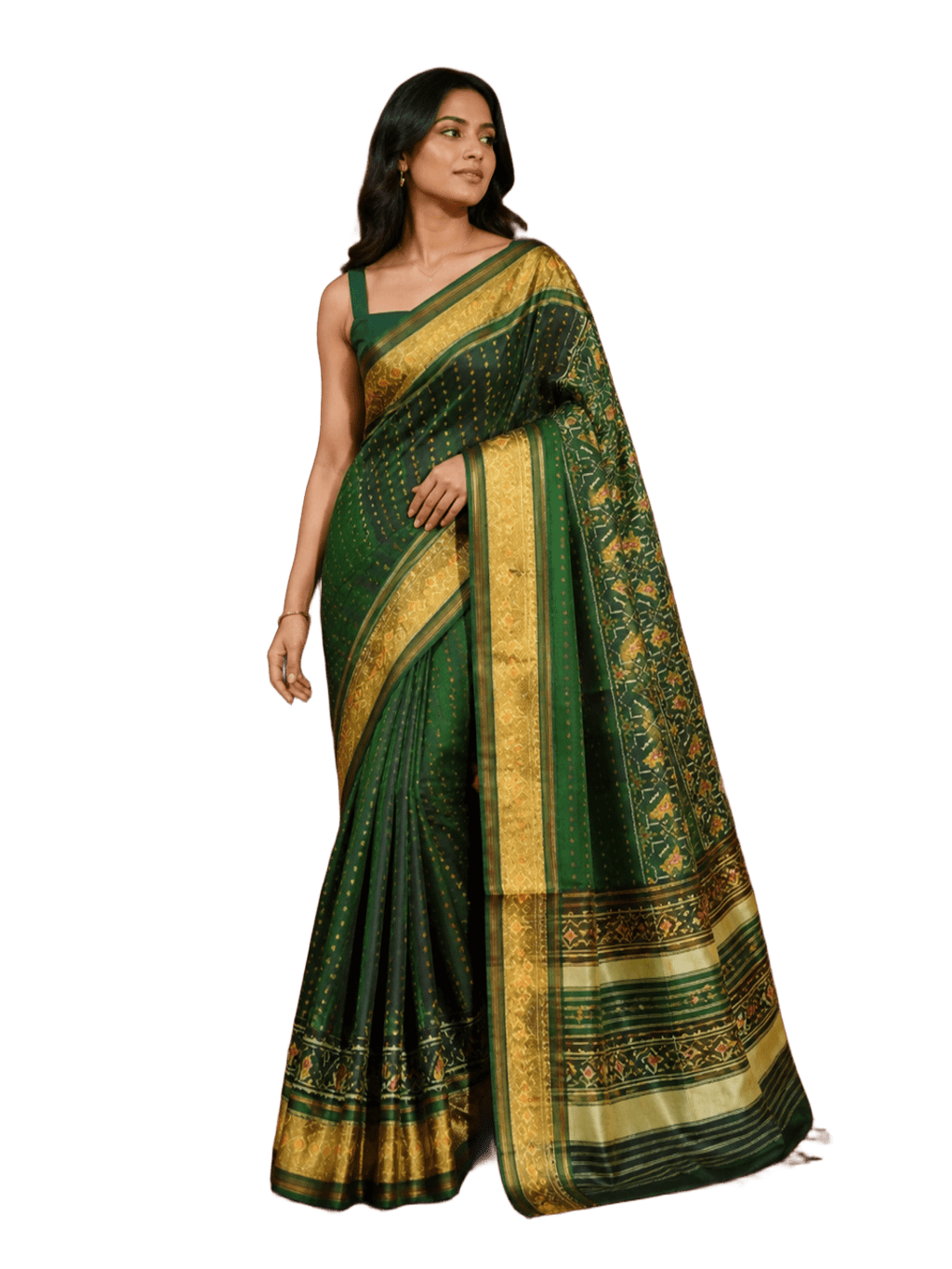 Emerald Heirloom Patan Patola Saree