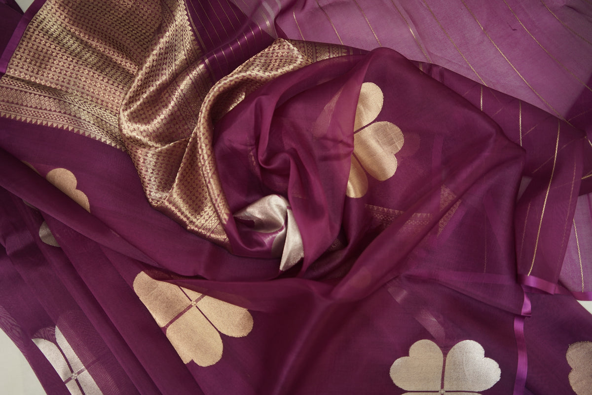 Sridha Silk Kadwa Meenakari Raw Mango Silk Saree